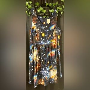 ☆ GALAXY PATTERN DRESS WITH POCKETS ☆